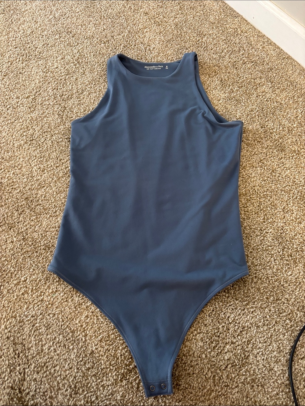 Abercrombie & Fitch Blue Women’s Sleeveless One-Piece Bodysuit